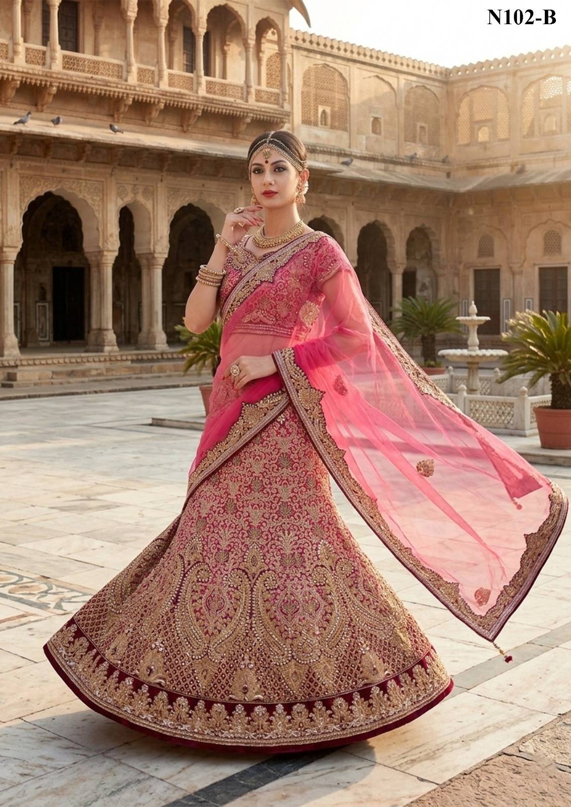  NIMAYA LEHNEGA SALE by MAHOTSAV Bridal Wear Collection Beautiful Stylish Colorful Fancy Party Wear & Occasional Wear Banarasi Silk Lehengas At Wholesale Price